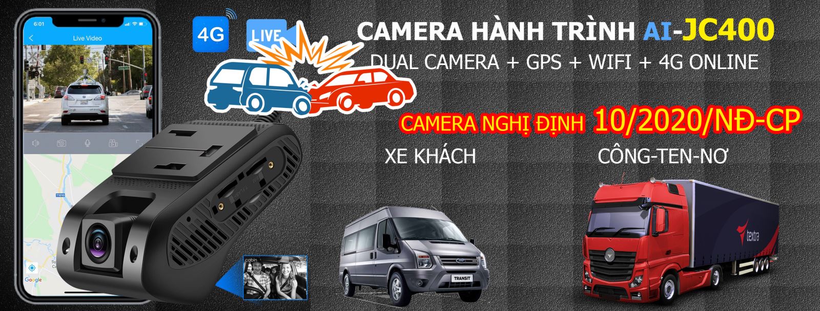 Camera hành trình cao cấp JC400 sử dụng Chip ARM Cortex A53 @1.4GHz cùng cảm biến ảnh OV4689 cho độ phân giải Video lên đến FullHD 1920X1080P, hình ảnh cực kỳ sắc nét và trung thực, phần mềm xử lý ảnh chuyên nghiệp với công nghệ chống ngược sáng WDR tiên tiến giúp hình ảnh rõ nét cả ngày lẫn đêm. Góc quay rộng đến 170 độ cho phép lưu lại gần như toàn bộ hình ảnh trước đầu xe. Camera tích hợp chip GPS giúp hiển thị tốc độ trên Video và có thể lưu lại hành trình xe chạy khi xem lại. Tích hợp cảm b